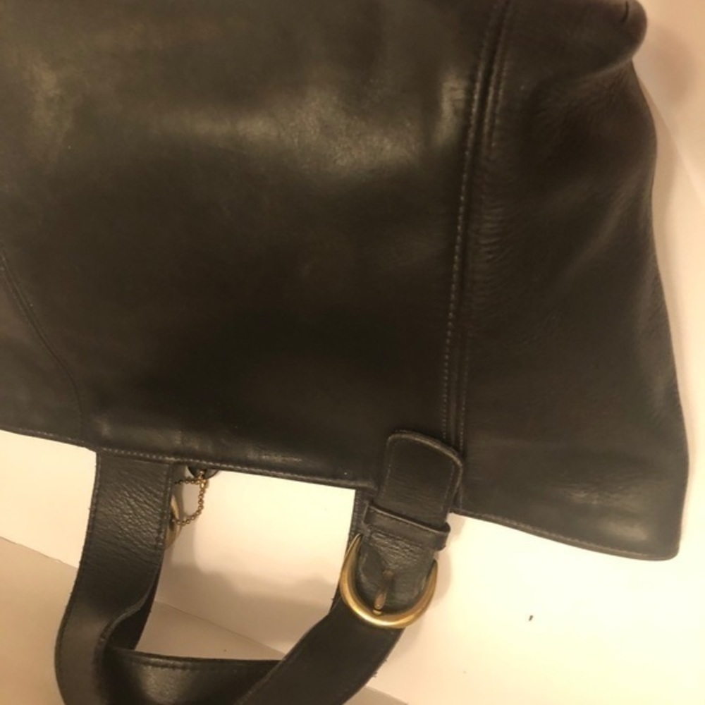 Coach vintage black leather tote waverly 4134 - Picture 12 of 16